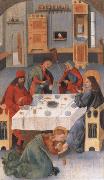 unknow artist the meal in the house of the Pharisaers Simon 15 Jh painting